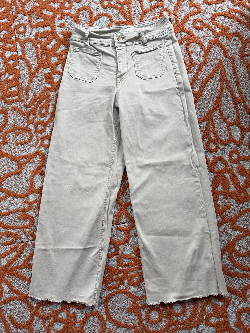 Bohme Women's stretch denim light beige